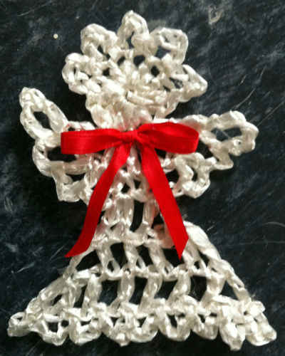 Raffia Angel Ornament – Free Crochet Pattern – Best Free Crochet