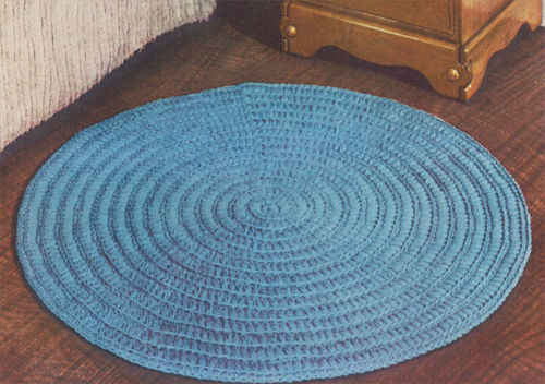 Circular Rug Free Crochet Pattern Best