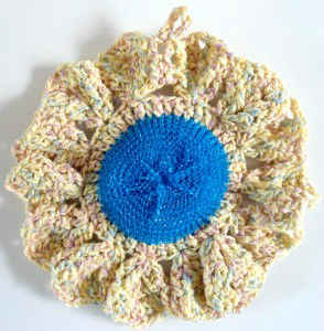 FD332 Flower Scrubbie - 600
