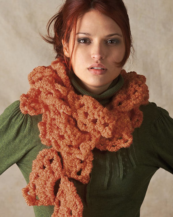 Free Red Heart Infinity Scarf Pattern